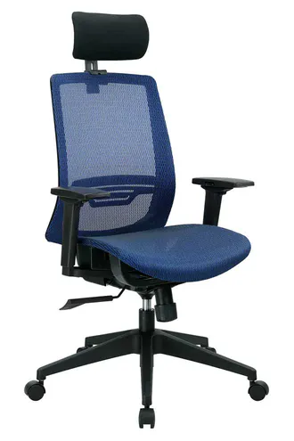 比利高背全網椅