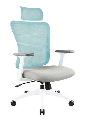 科爾高背主管椅.白框