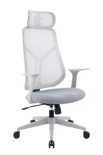 尼歐高背網椅灰框