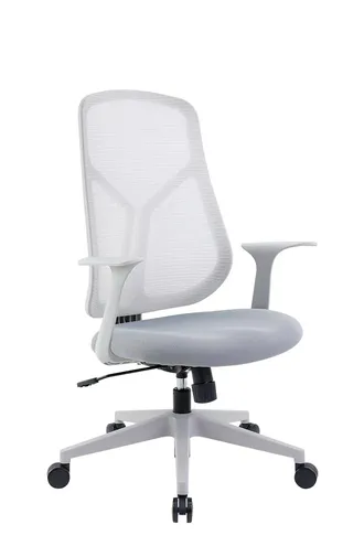 尼歐扶手網椅灰框